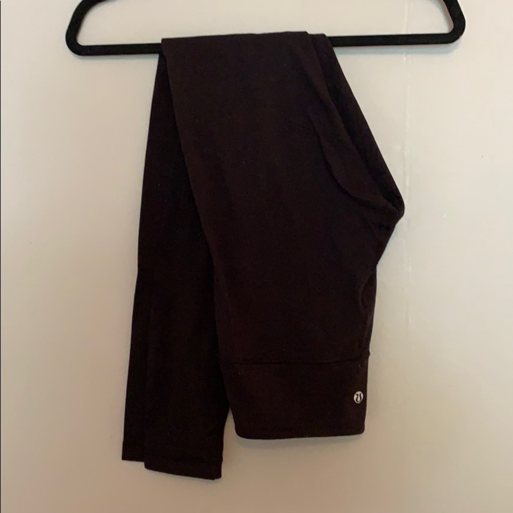 black wunder under lulu leggings